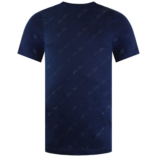 Born Rich Skript Mens Navy T-Shirt - Image 2