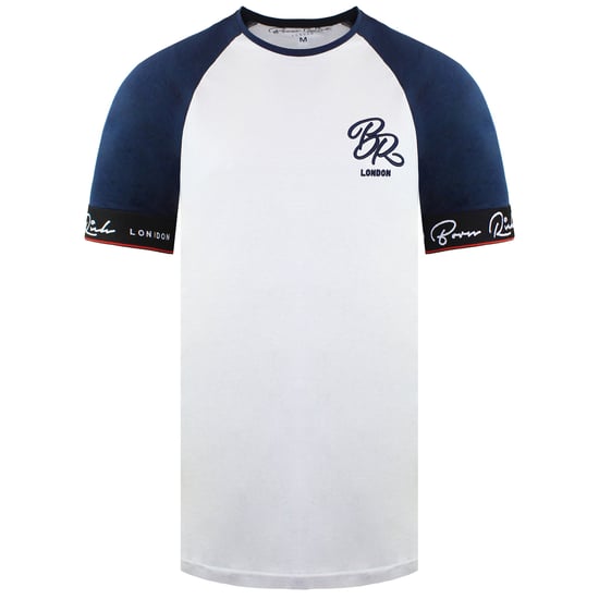 Born Rich Aden Mens Light Blue T-Shirt - Image 1