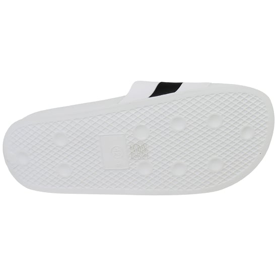 Born Rich Aurelio Mens White/Black Sliders - Image 5