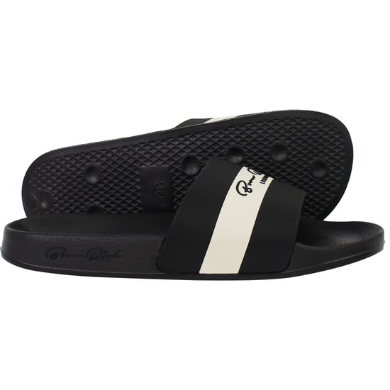 Born Rich Aurelio Mens Black Sliders - Image 4