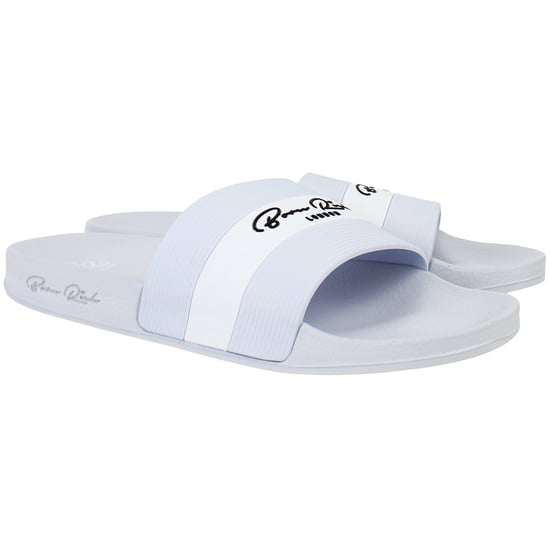 Born Rich Aurelio Mens Light Blue Sliders - Image 2