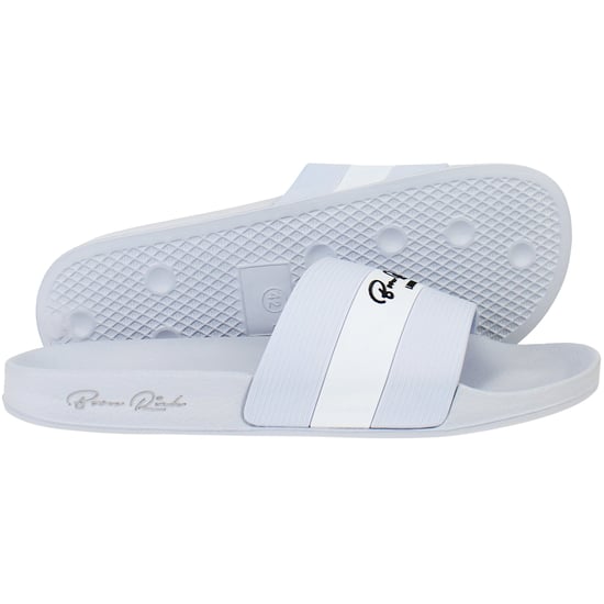 Born Rich Aurelio Mens Light Blue Sliders - Image 4