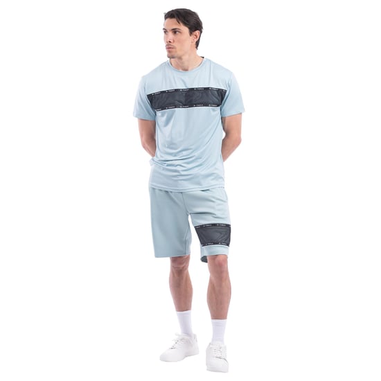 D Rock Mens Summer Outfit 2 Piece Set, Shorts and T Shirt Set - Image 1