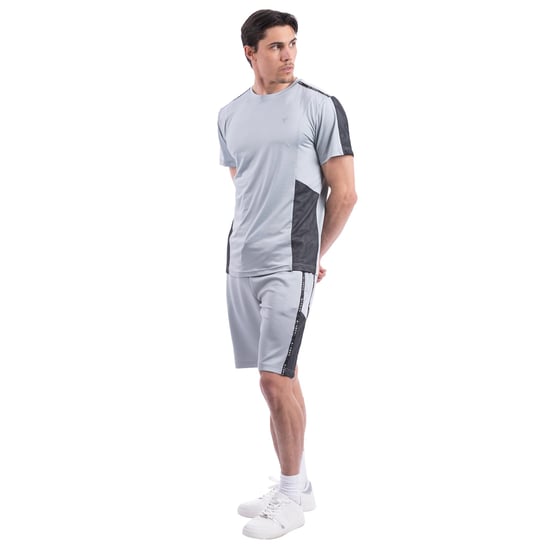 D Rock Mens Summer Outfit 2 Piece Set, Shorts and T Shirt Set - Image 2