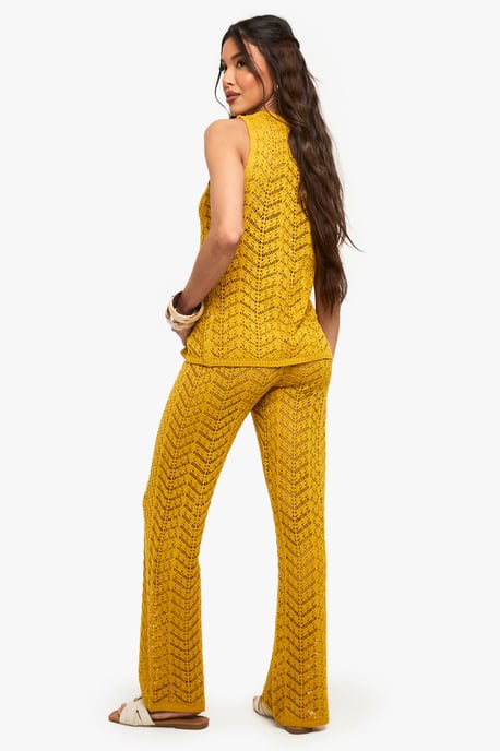 Crochet Wide Leg Trouser - Image 2