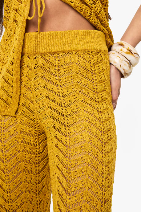 Crochet Wide Leg Trouser - Image 4