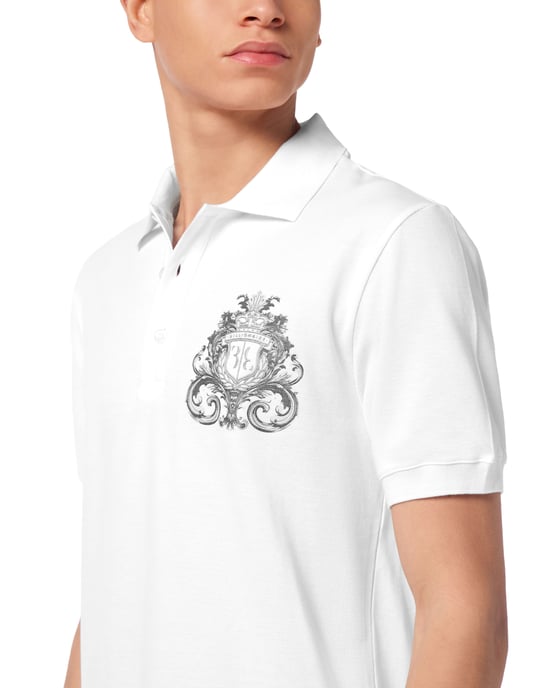 Pikétröja med löstagbar logotyp, barock - Image 3