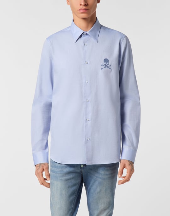 Regular Fit Shirt Herringbone - Image 3