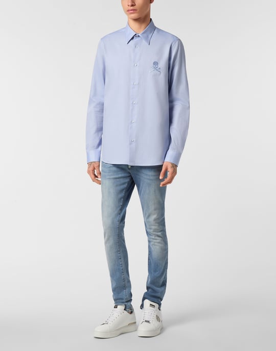 Regular Fit Shirt Herringbone - Image 5