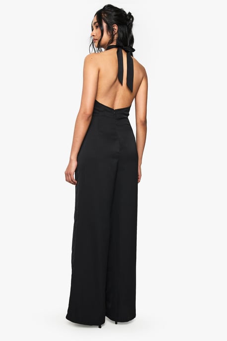 Satin Cowl Neck Jumpsuit - Image 2
