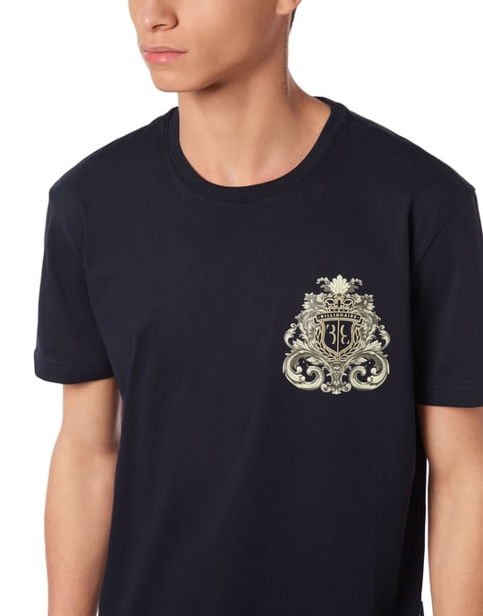 T-Shirt Round Neck Ss Crest Baroque - Image 3