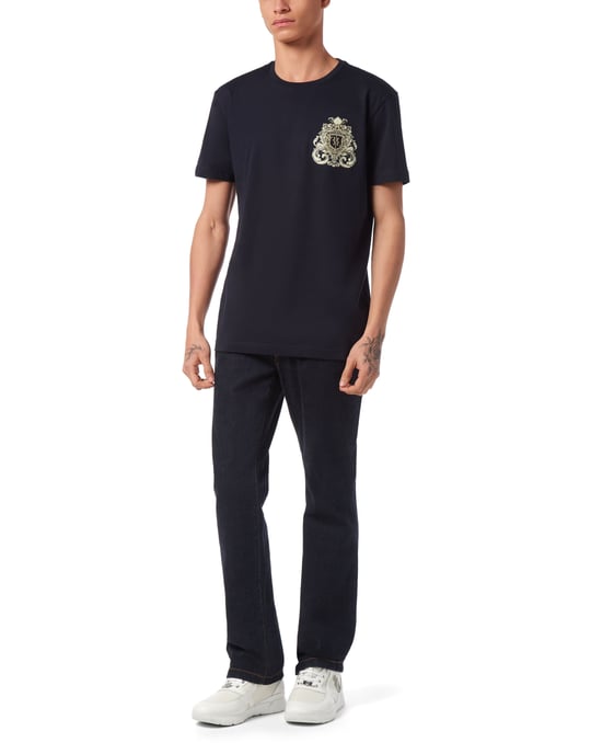T-Shirt Round Neck Ss Crest Baroque - Image 4