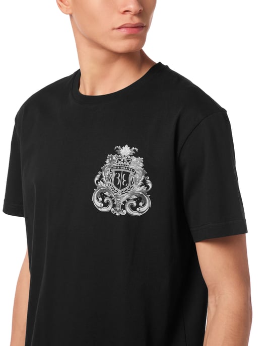 T-Shirt Round Neck Ss Crest Baroque - Image 3
