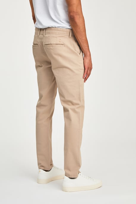 Stone Straight Leg Button-Up Trouser - Image 2