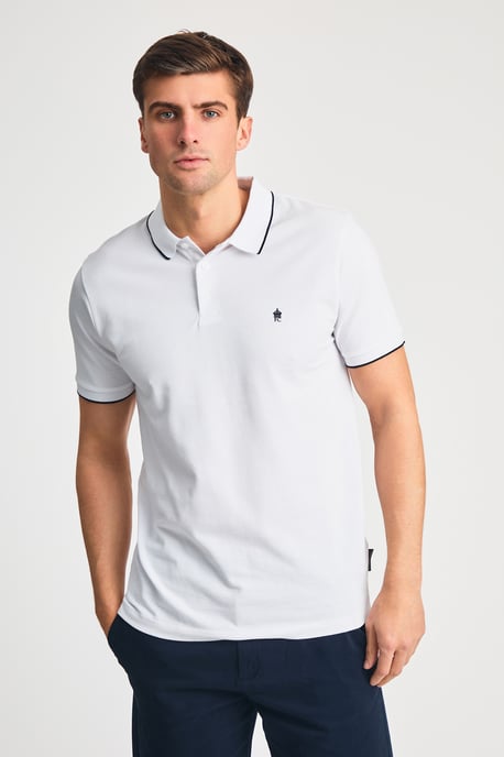 3 Pack Cotton Short Sleeve Pique Polo Shirts - Image 5