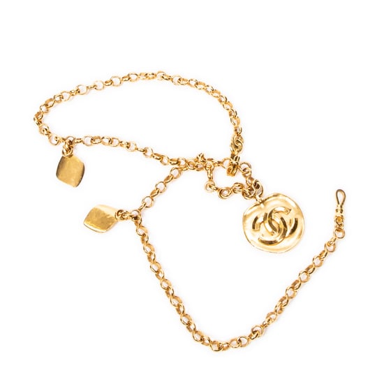 CC Medallion Pendant Chain Necklace Necklace - Image 2
