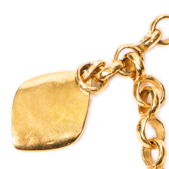 CC Medallion Pendant Chain Necklace Necklace - Image 5