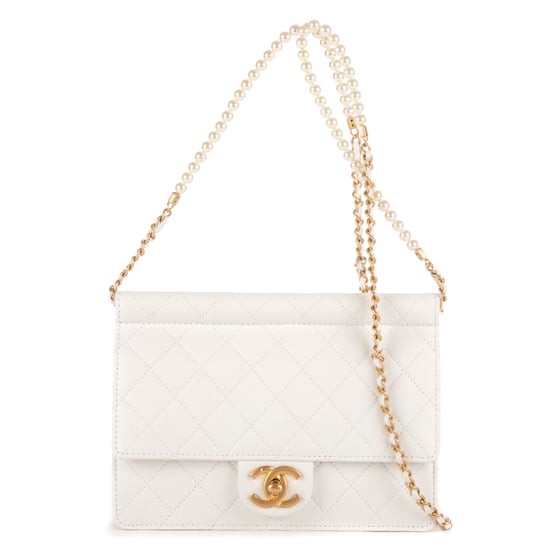 Vintage Pearl Wallet on Chain Schoudertas - Image 1