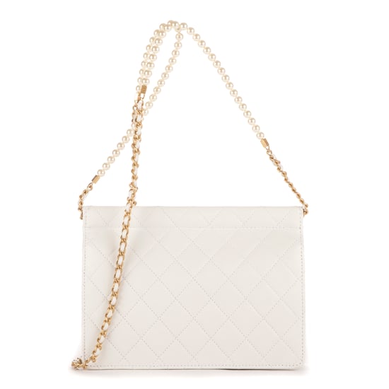 Vintage Pearl Wallet on Chain Schoudertas - Image 4