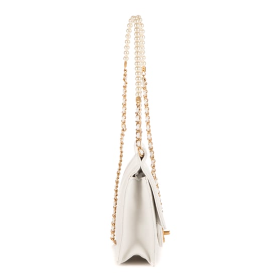 Vintage Pearl Wallet on Chain Schoudertas - Image 5