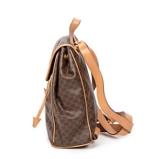 Small Flap Drawstring Backpack  Backpack - Image 3
