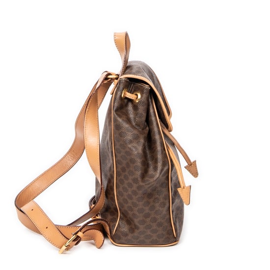 Small Flap Drawstring Backpack  Backpack - Image 4