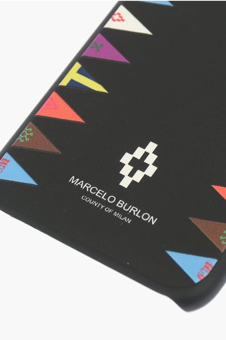 embossed printed FLAGS SIDES 7 Iphone case in Black - Image 2