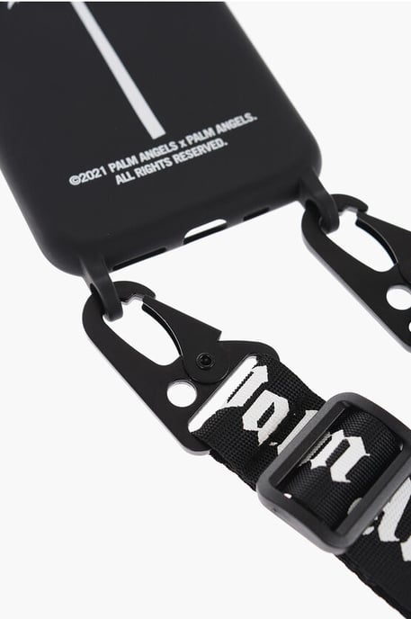 Palmboom bedrukte 11Pro nek iPhone-hoes in zwart - Image 4