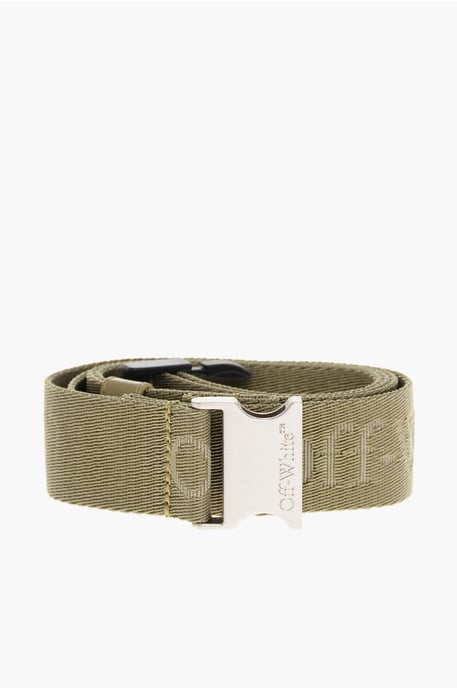 Tape Belt with Lettering Logo 35mm in Green - Image 1