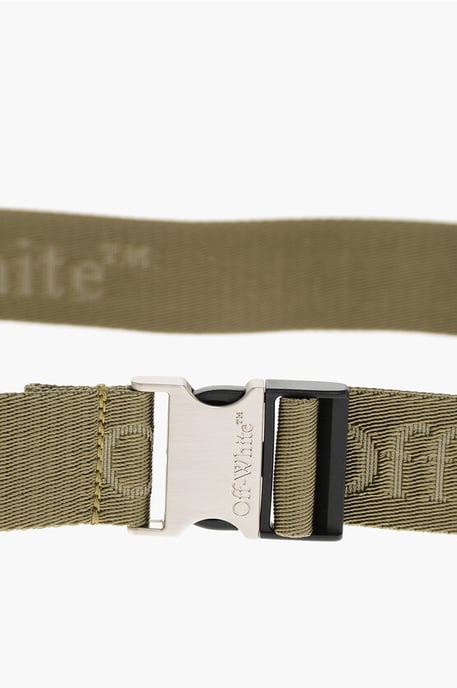 Tape Belt with Lettering Logo 35mm in Green - Image 2