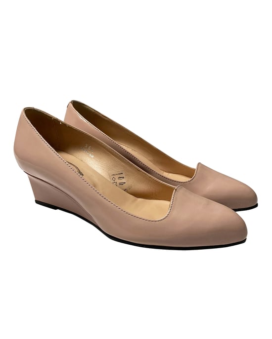 Tod's Pointed Wedge in Pink Leather - Image 4