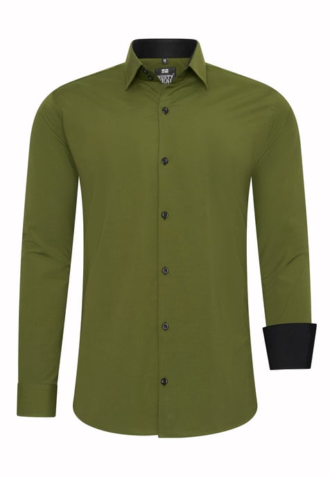 Zakelijk overhemd S - 6XL Slim Fit Premium Katoen-Stretch - Image 1