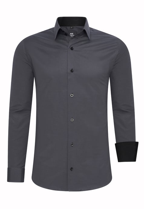 Zakelijk overhemd S - 6XL Slim Fit Premium Katoen-Stretch - Image 1
