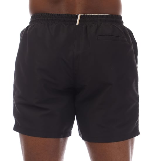 Men's Hugo Boss Stormfish Swim Shorts in Black - Image 2