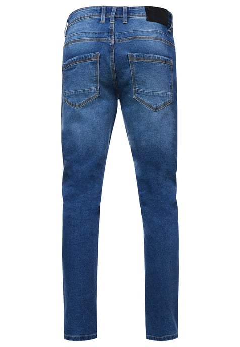Koningsblauwe gebruikte jeansbroek "MELVIN" Slim Fit katoen-stretch - Image 2