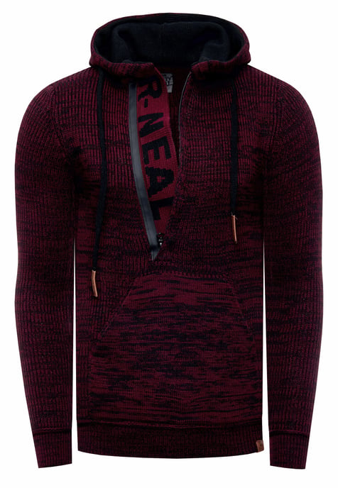 1/2 Zip Chunky Slim Fit Hoodie - Image 1