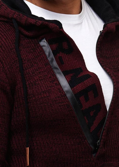 1/2 Zip Chunky Slim Fit Hoodie - Image 6
