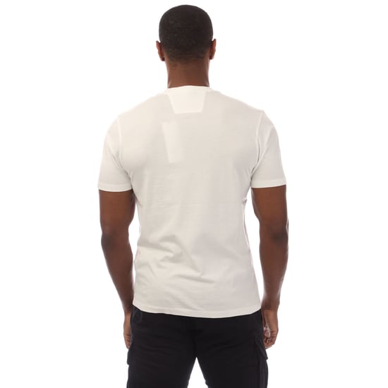 Heren C.P. Company 30/1 Jersey Logo Patch T-shirt in Wit - Image 2