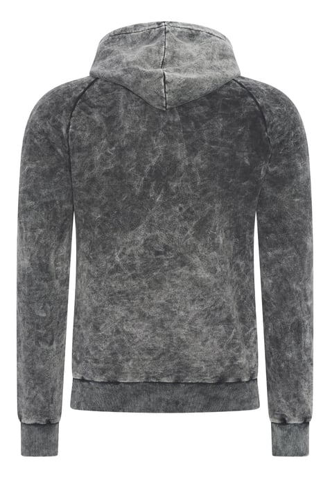 Gewassen hoodie met een used look - Image 2