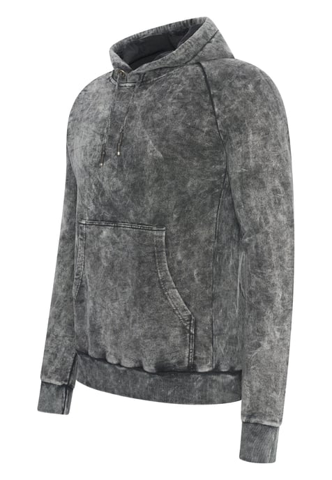 Gewassen hoodie met een used look - Image 3