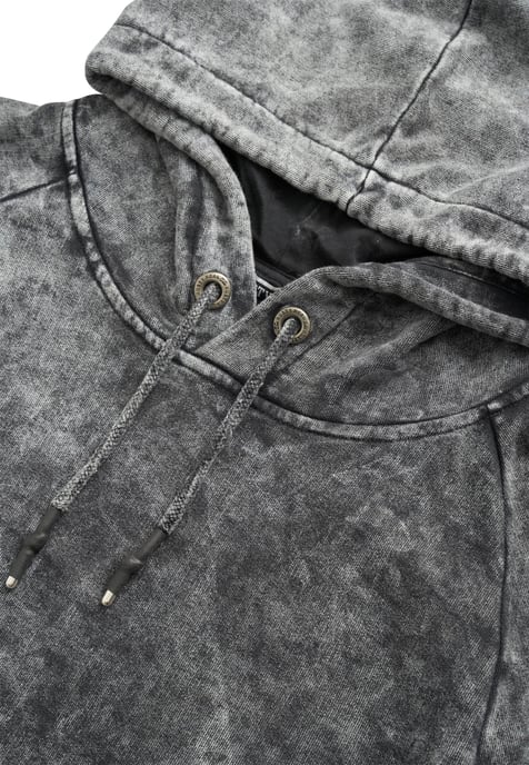 Gewassen hoodie met een used look - Image 4