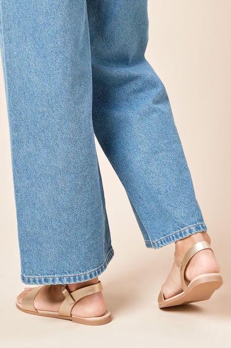 Extra Wide Fit Faye Strappy Flat Sandals - Image 4