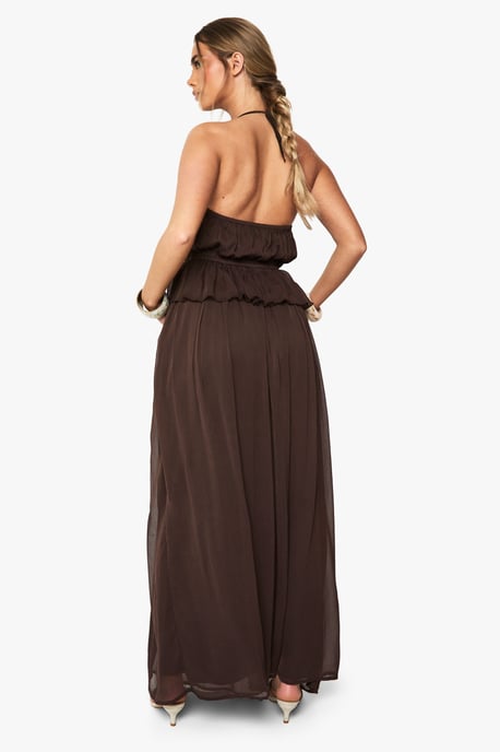 Crinkle Chiffon Maxi Skirt - Image 2