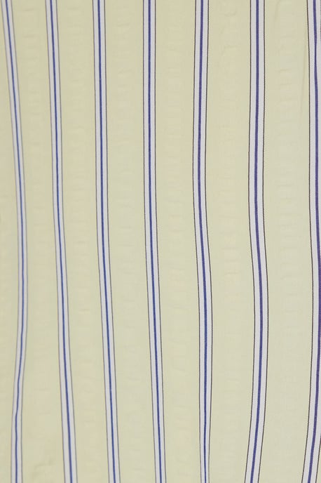 Textured Stripe Dipped Hem Maxi Dress - Image 5
