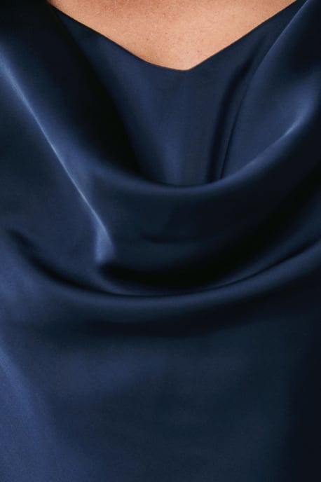Coast Honoured Sleeveless Cowl Neck Satin Maxi Bridesmaid Dress - Image 5