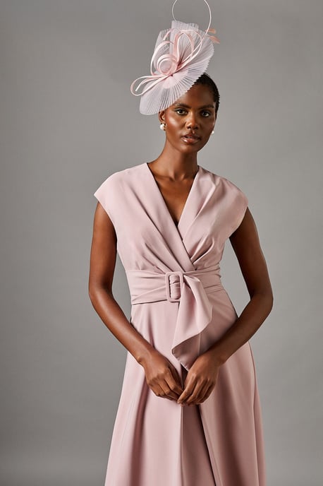 Belted Crepe Dress - Image 2