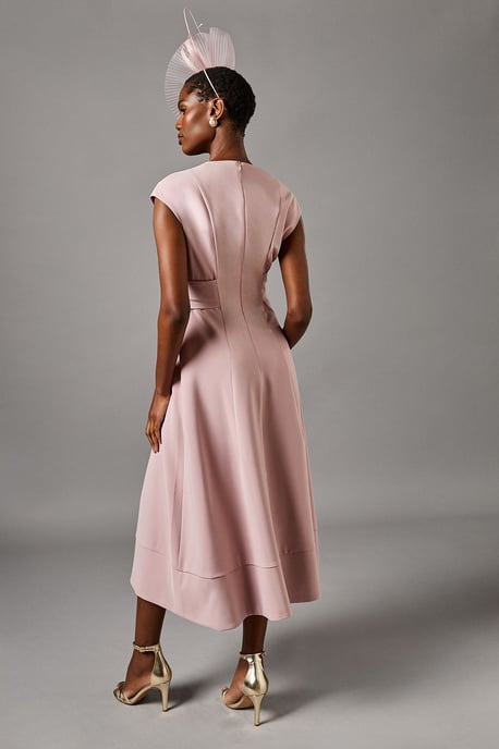 Belted Crepe Dress - Image 3