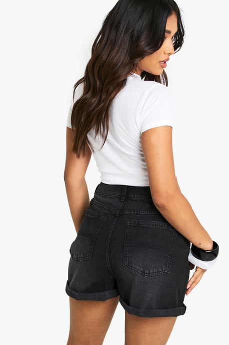 Petite Denim Mom Short - Image 2