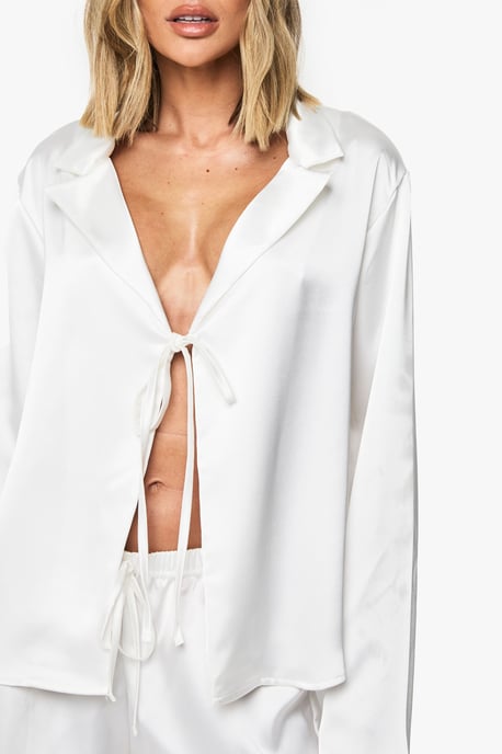 Bridal Satin Shirt - Image 4