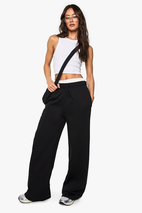 Tall Pintuck Detail Straight Leg Jogger - Image 1